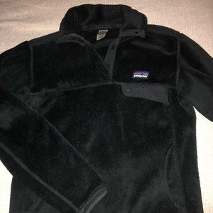 Patagonia Re-Tool snap tee in black